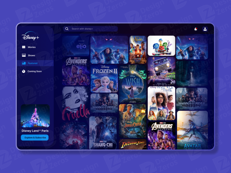 Disney-Web-UI-Design-By-Design-Zeros